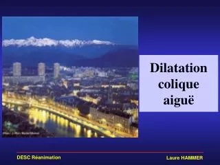 dilatation colique aigu