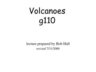 Volcanoes g110