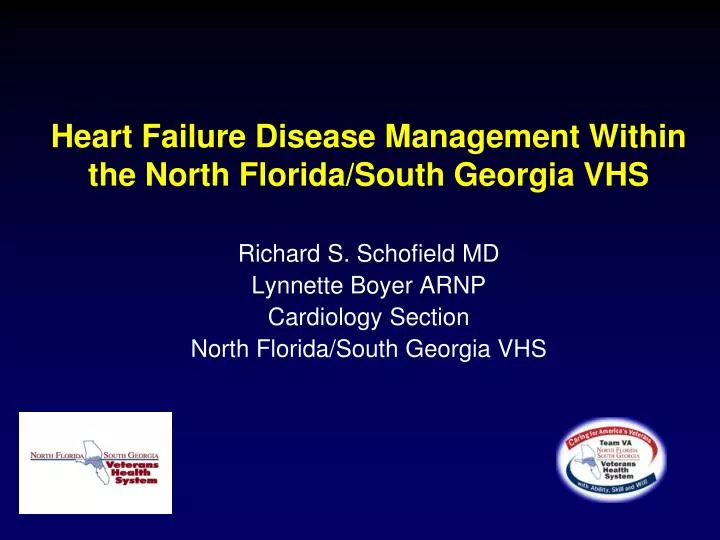 heart failure disease management within the north florida south georgia vhs