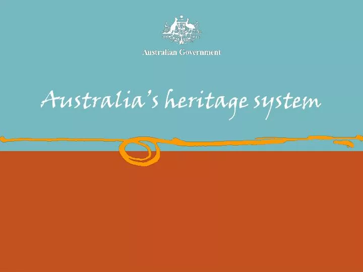 australia s heritage system