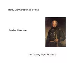 1850 Zachary Taylor President