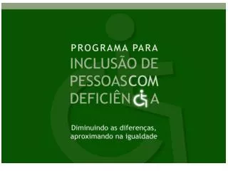 14,5% da população brasileira possui algum tipo de deficiência