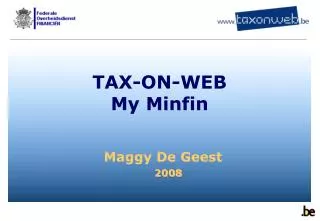 TAX-ON-WEB My Minfin