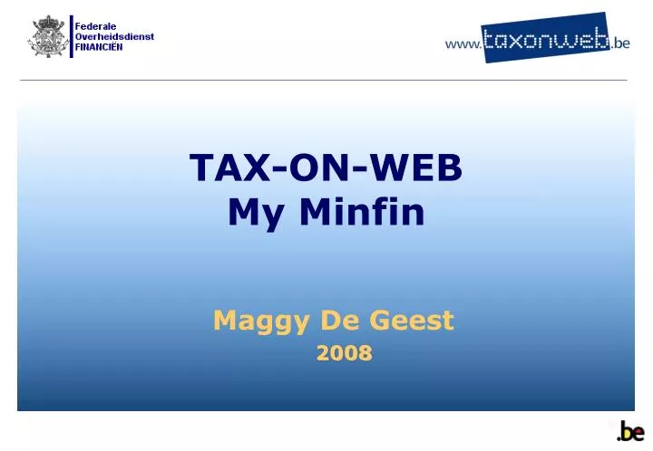 tax on web my minfin