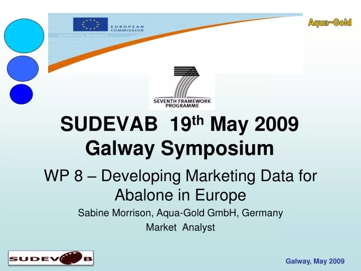sudevab 19 th may 2009 galway symposium