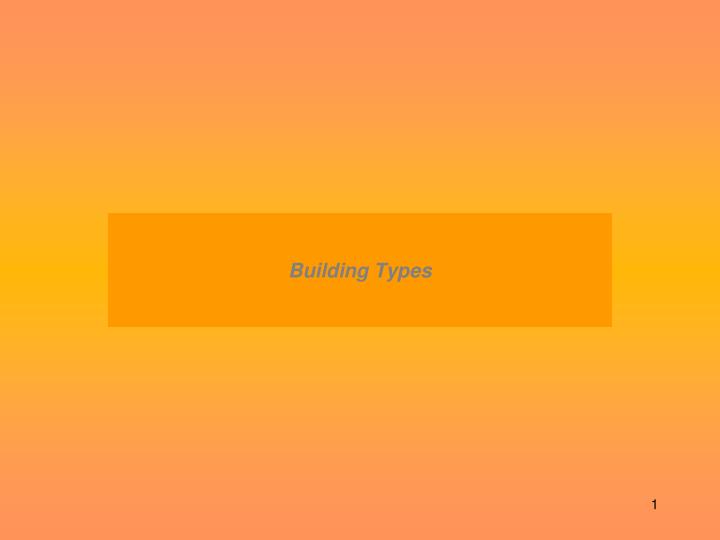 building types