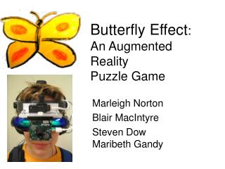 Butterfly Effect : An Augmented Reality Puzzle Game