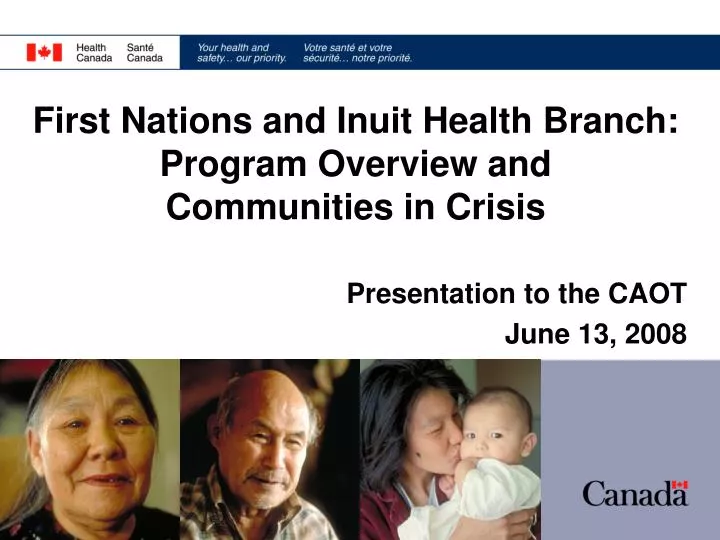 presentation to the caot june 13 2008