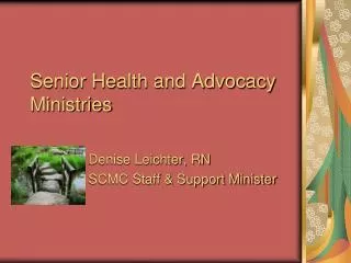 Senior Health and Advocacy Ministries