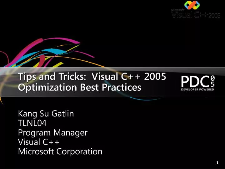 tips and tricks visual c 2005 optimization best practices