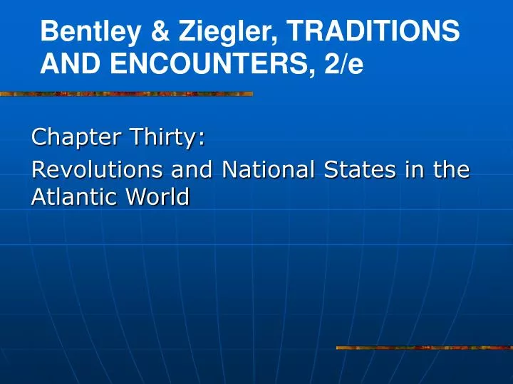 chapter thirty revolutions and national states in the atlantic world