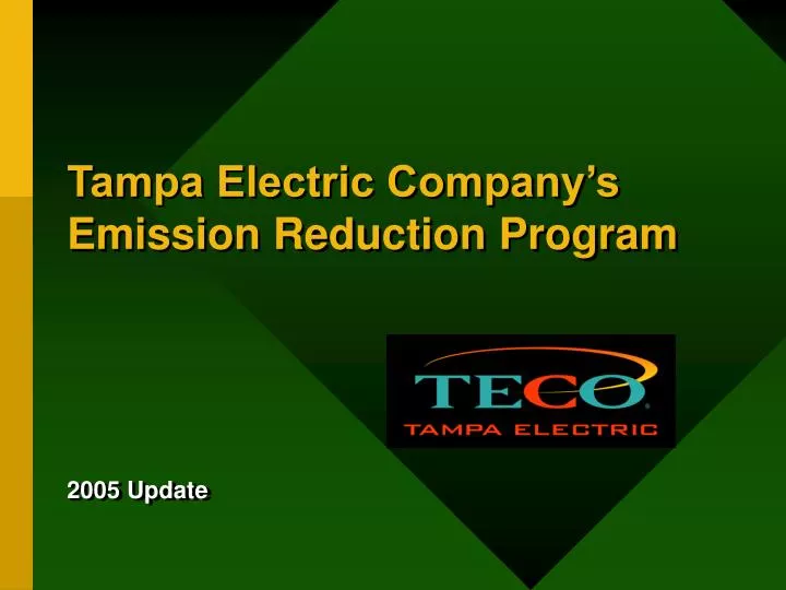tampa electric company s emission reduction program