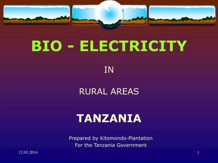 bio electricity in rural areas tanzania