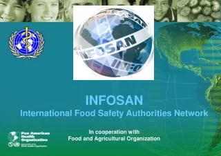 INFOSAN International Food Safety Authorities Network In cooperation with Food and Agricultural Organization