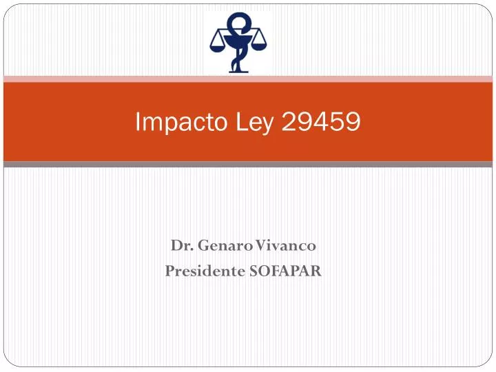 impacto ley 29459