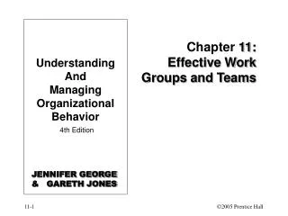 Chapter 11: Effective Work Groups and Teams