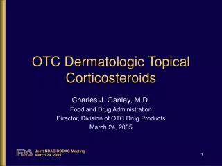 OTC Dermatologic Topical Corticosteroids