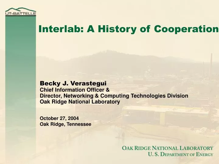 interlab a history of cooperation