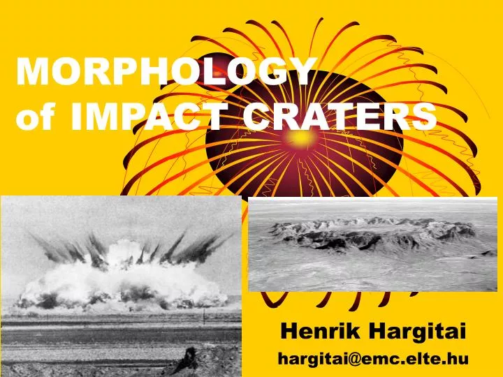 morphology of impact craters