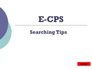 E-CPS