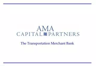 The Transportation Merchant Bank