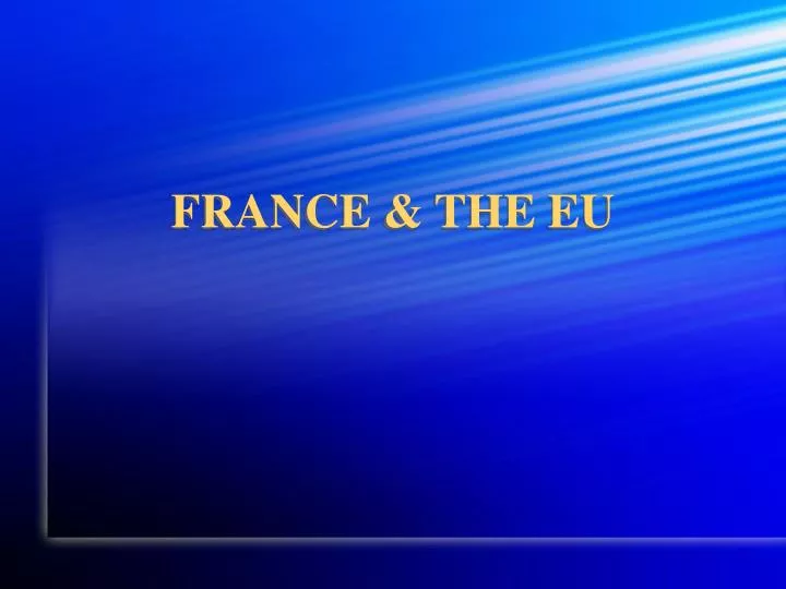 france the eu