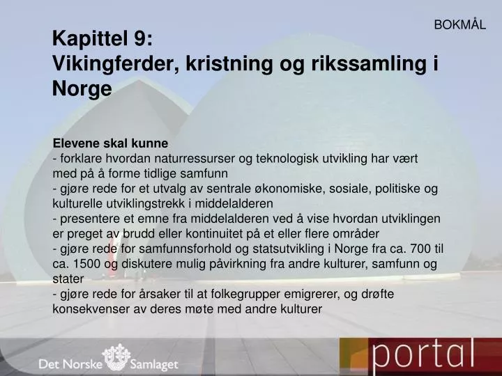 kapittel 9 vikingferder kristning og rikssamling i norge