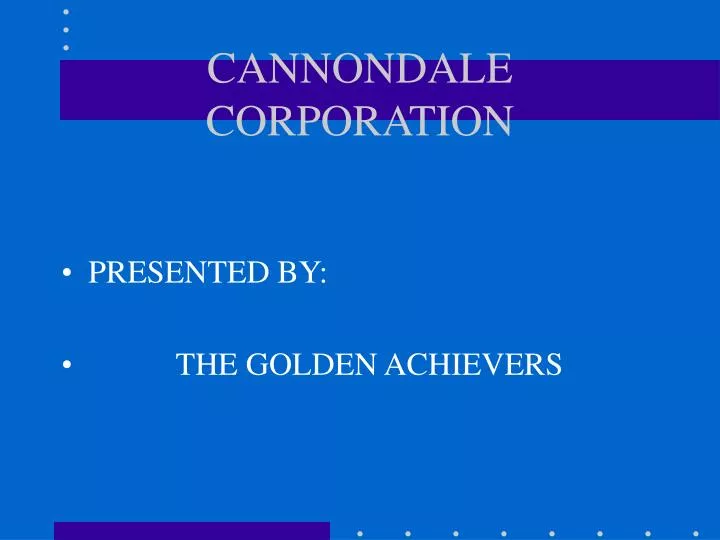 cannondale corporation