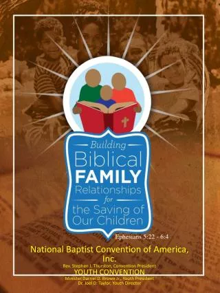 National Baptist Convention of America, Inc. Rev. Stephen J. Thurston, Convention President YOUTH CONVENTION Minister Da