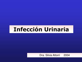 Infección Urinaria