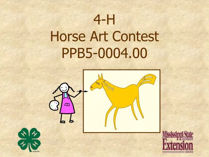 4 h horse art contest ppb5 0004 00