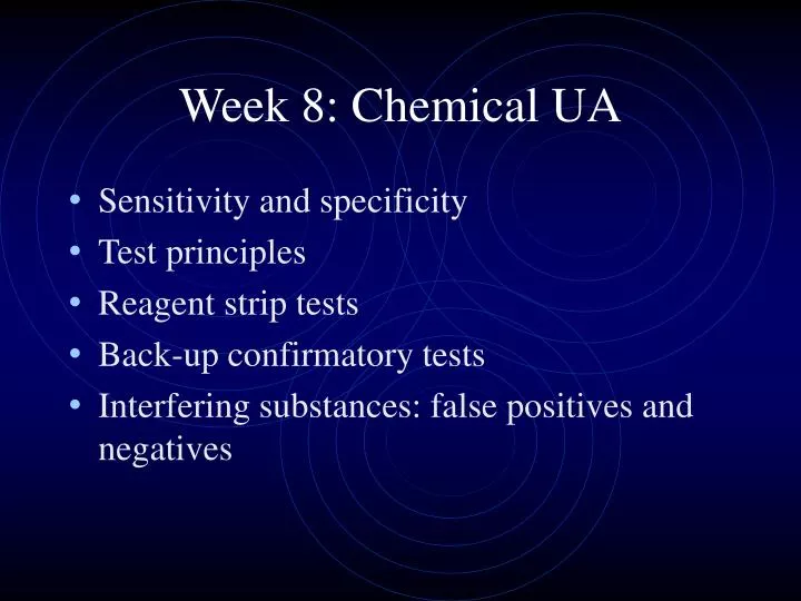week 8 chemical ua