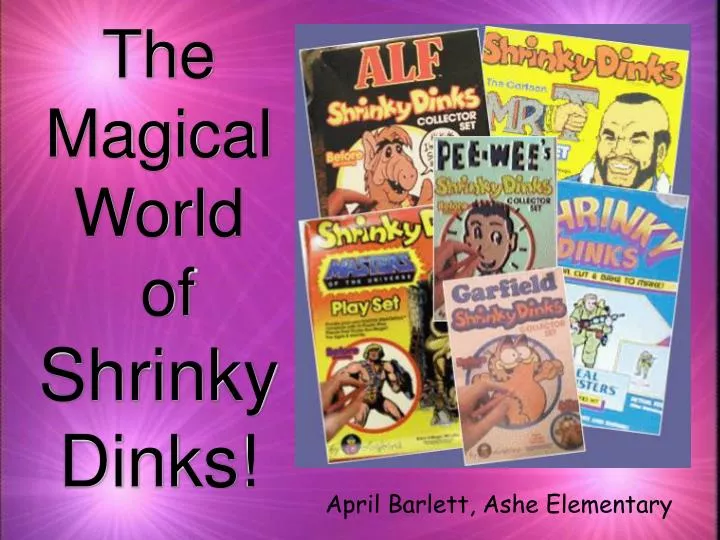 the magical world of shrinky dinks