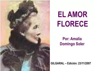 EL AMOR FLORECE