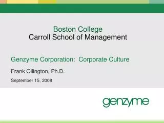 Boston College Carroll School of Management