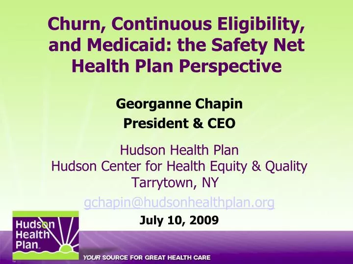 churn continuous eligibility and medicaid the safety net health plan perspective