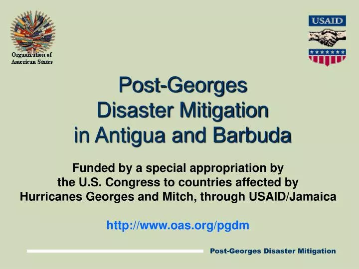 post georges disaster mitigation in antigua and barbuda