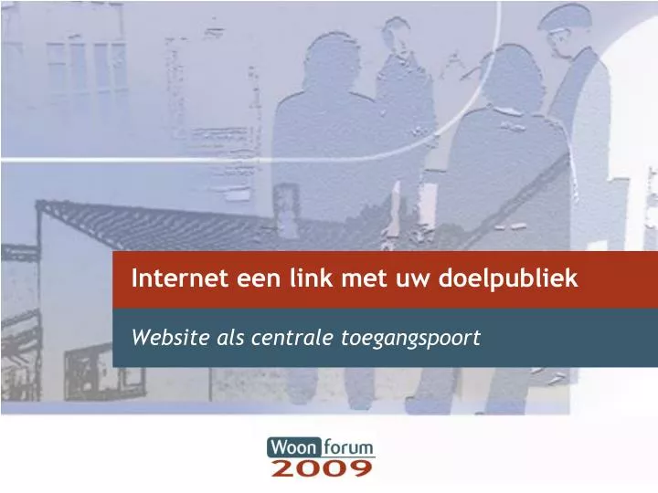 internet een link met uw doelpubliek