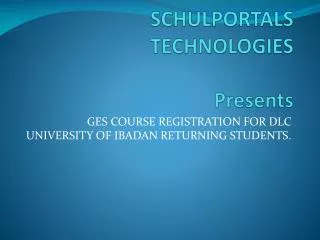 schulportals technologies presents