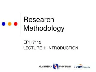 research methodology
