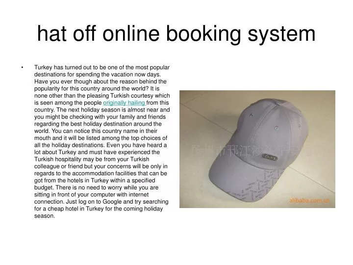 hat off online booking system