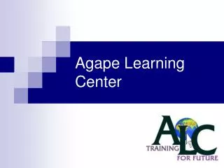 Agape Learning Center