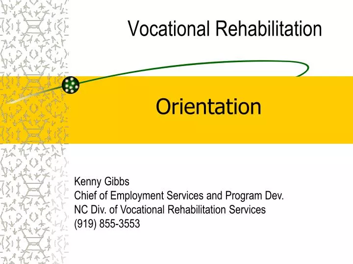 vocational rehabilitation