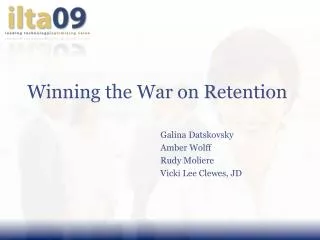 Winning the War on Retention
