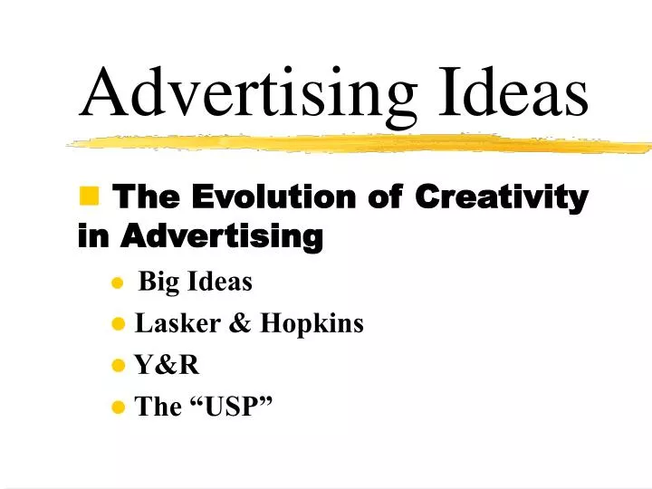 advertising ideas