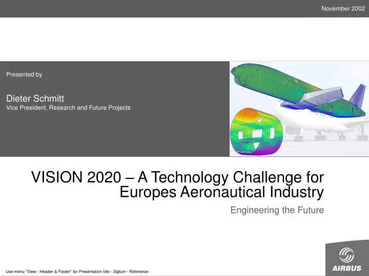vision 2020 a technology challenge for europes aeronautical industry
