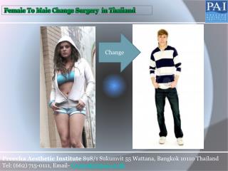 Ftm Surgery in Thailand