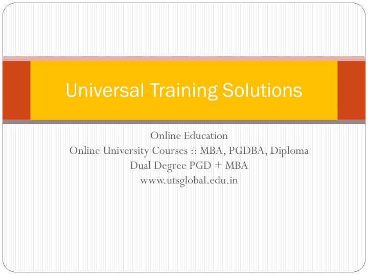 universal training solutions