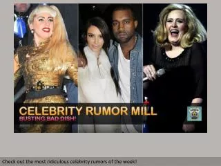 Celebrity Rumor Mill
