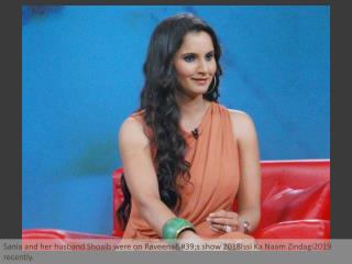 Sania gets chatty on a TV show